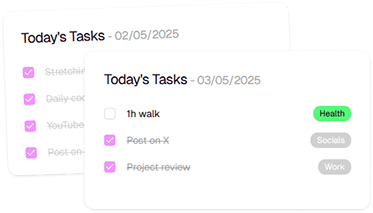 Daily to-do list
